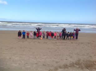 Year 1 trip to Castlerock beach and play park 