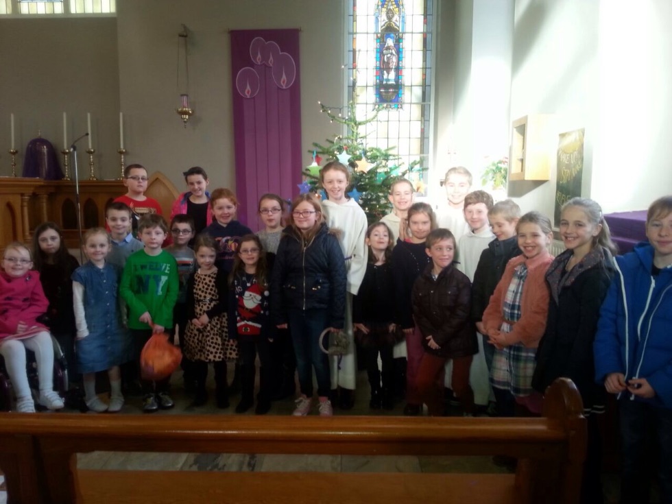 St John\'s PS family stars on parish tree