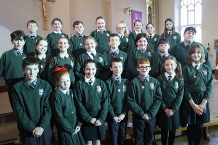Our Year 7 Class at Beginning of School Year Mass