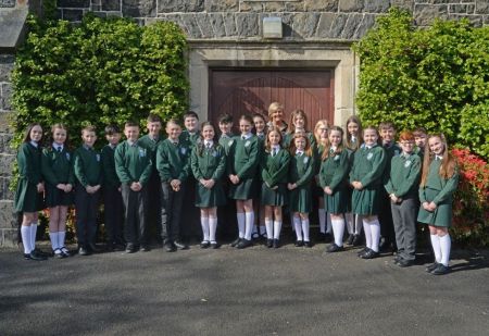 Year 7 receiving Sacrament of Confirmation in St. John's Parish Church