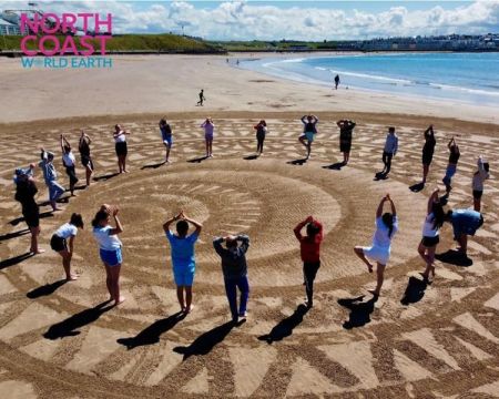 Sand Art with North Coast World Earth