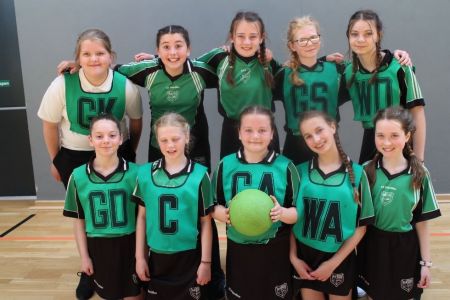 St. John's PS Netball Team. St. John's had the privilege of hosting Coleraine and District Netball tournament