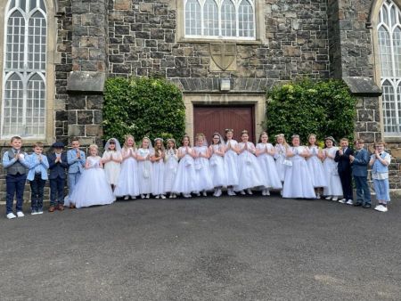 Year 4 received the Sacrament of Holy Communion in St. John's Parish Church